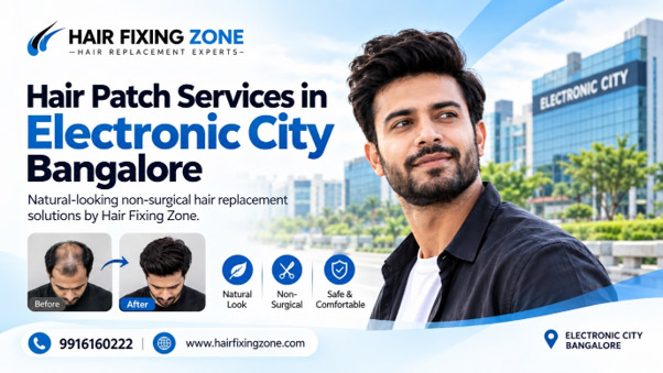 Hair Patch Services in Electronic City Bangalore – Natural Non-Surgical Hair Replacement